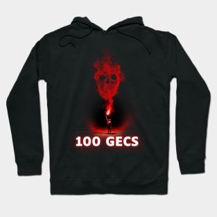 100 gecs flame on Hoodie